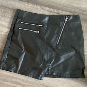 Pleather skirt